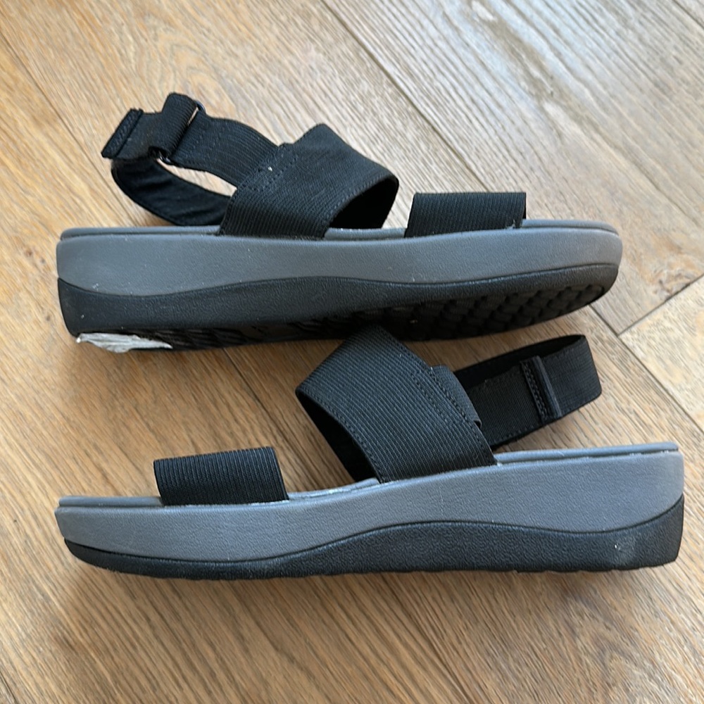Cloudsteppers By Clark’s Black Platform Sandals - image 2